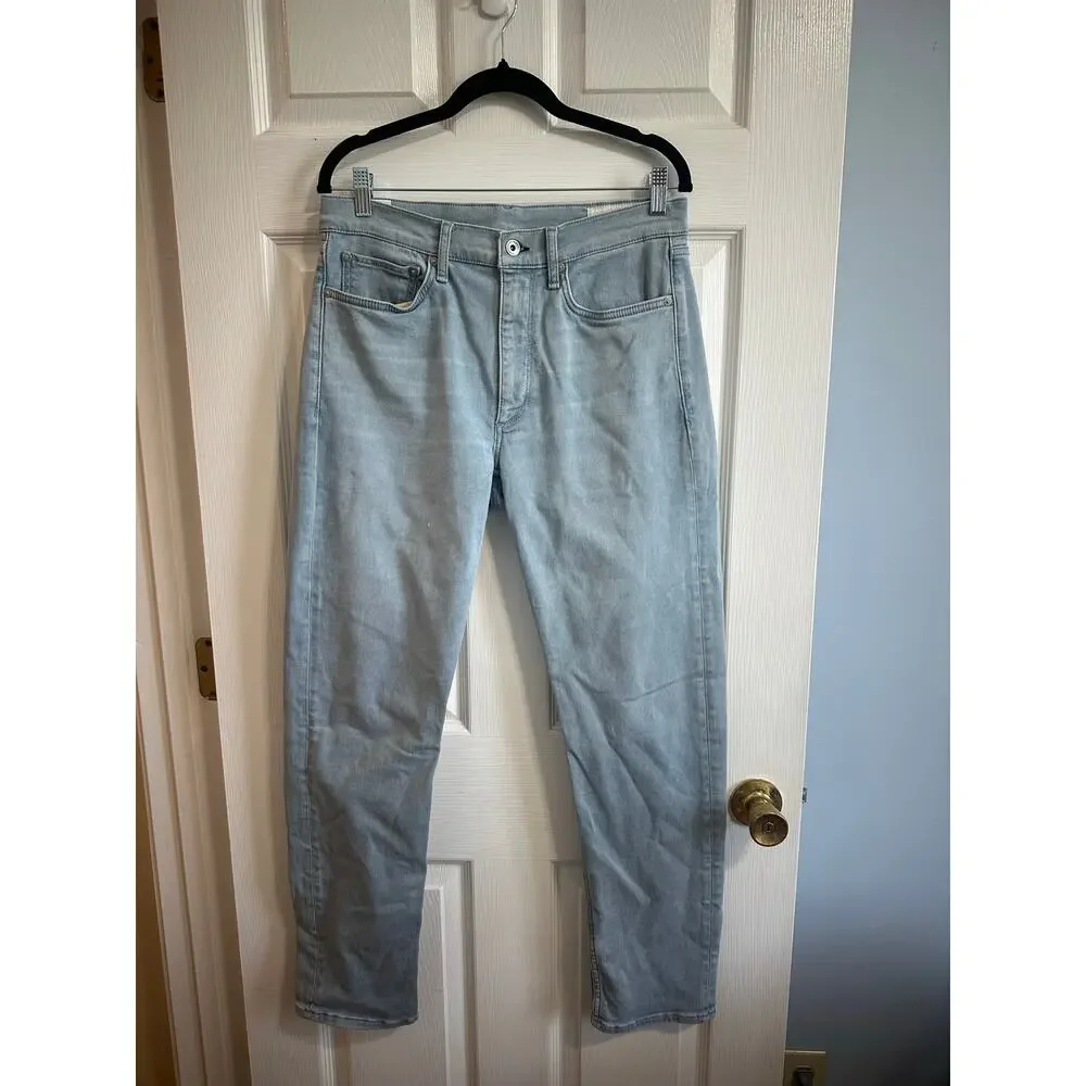 Rag & Bone Fit 2 Slim Jean Sz 33x30 rbAIRFLEX in Newstrand Light Wash Blue Nice!